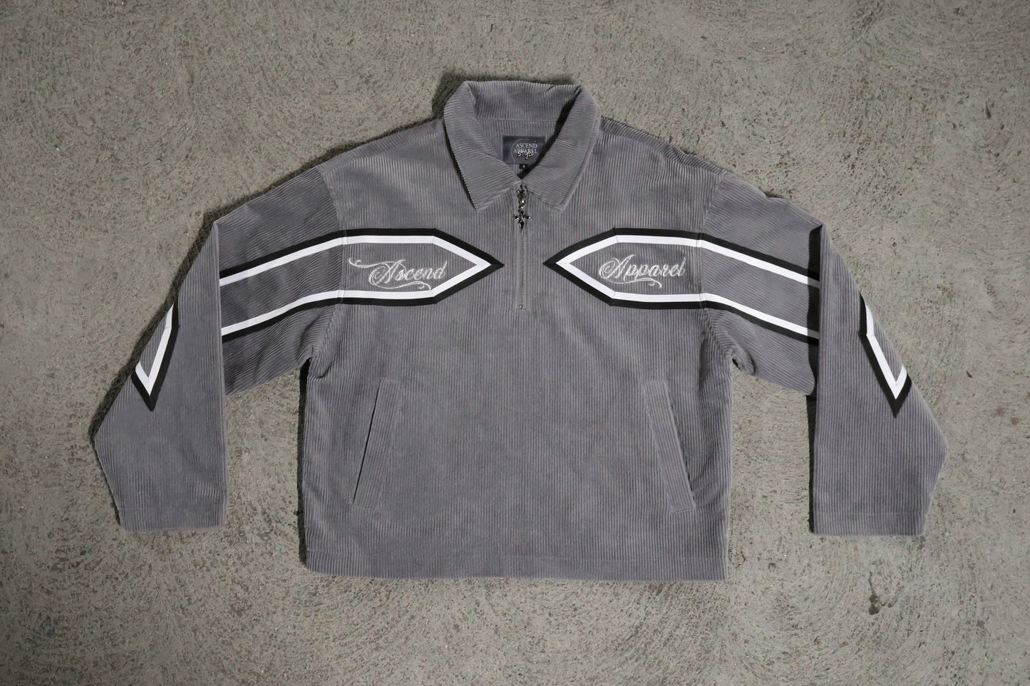 Ascend Apparel "Corduroy Quarter Zip"